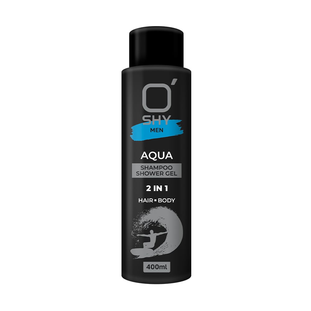 Чоловічий шампунь-гель для душу O'shy 2 in 1 Men Aqua Shampoo Shower Gel, 400 мл